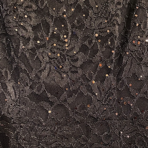 NWT Candalite black sequin lace dress - Picture 6 of 7